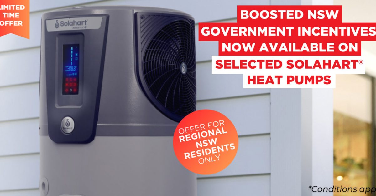 NSW Government Incentives on Heat Pumps from Solahart