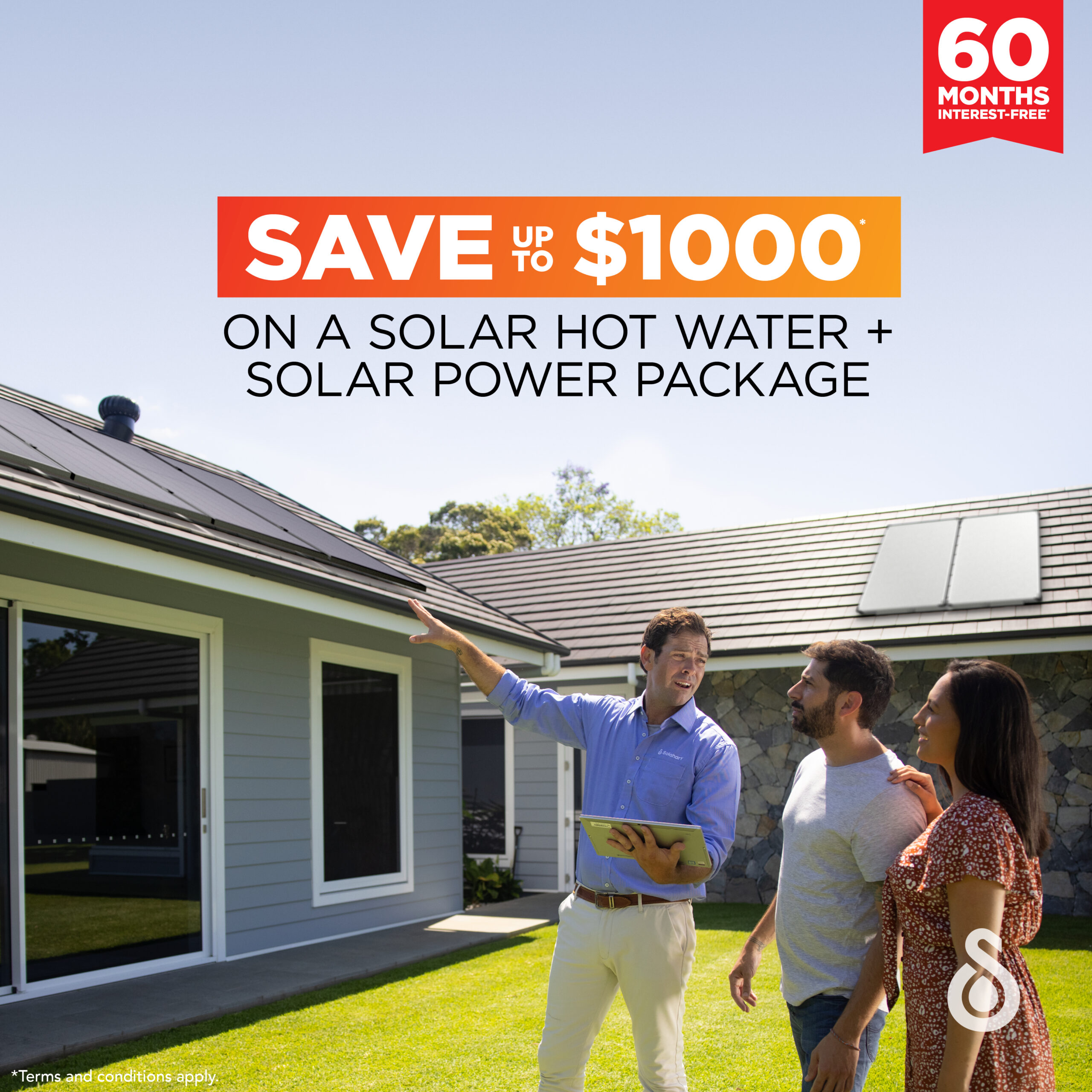 Save up to $1000 on a solar hot water solar power package